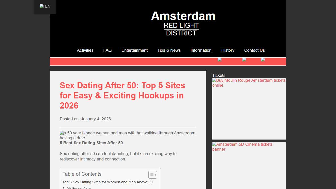 Sex Dating After 50: Top 5 Sites for Casual Sex in 2026 |